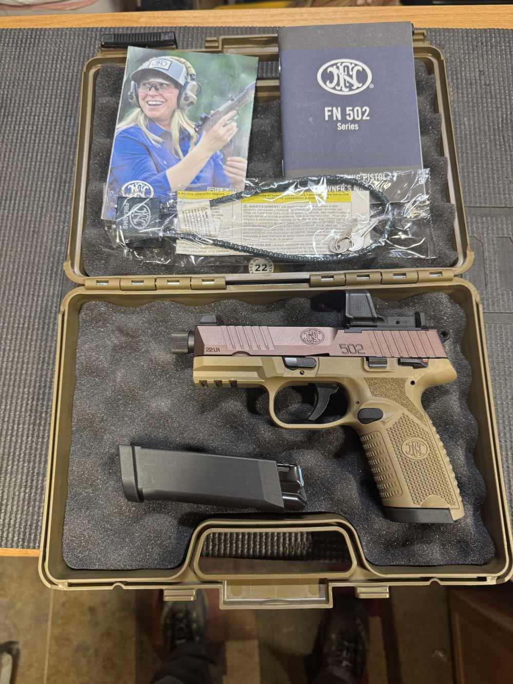 FN 502 Tactical with Sig Romeo optic-img-0