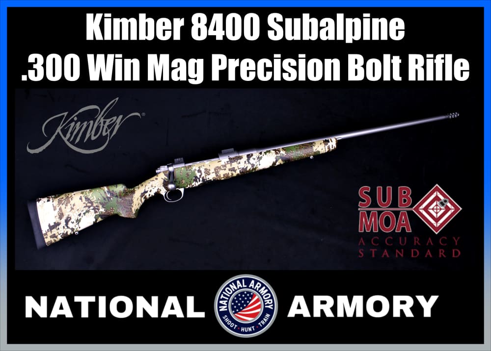 Kimber 8400 Subalpine Lightweight Mountain Rifle .300 Win Mag *LIKE NEW* -img-0