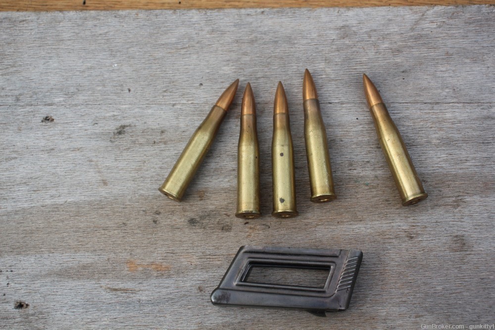 30rds 8x56r 1938 Austrian Mannlicher "S" Patrone on Stripper Clips -img-4