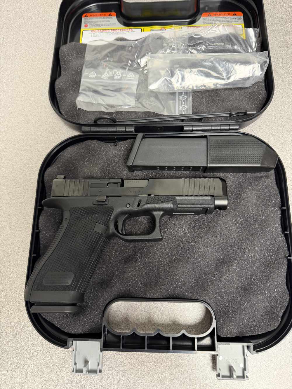 Glock 17 Gen6 MOS, 9mm, 4.5”, GMB Barrel, Optic Ready, 17 Rds, AmeriGlo NS-img-0