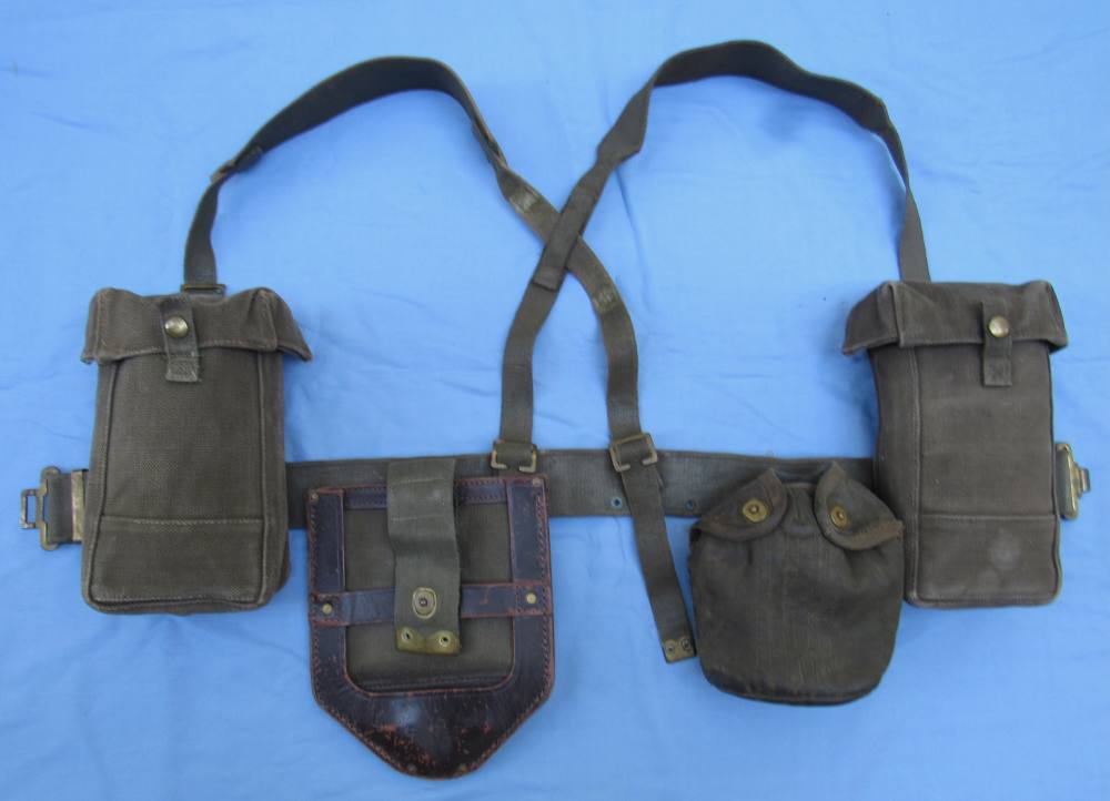 Early Post WW2 Dutch M.52 Web Gear Set-img-7