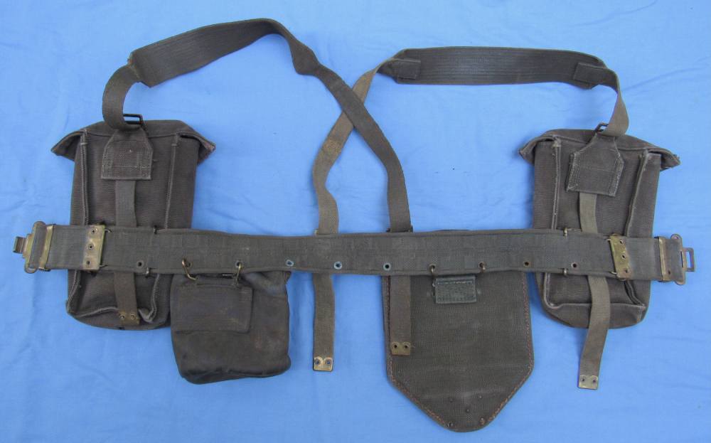 Early Post WW2 Dutch M.52 Web Gear Set-img-25