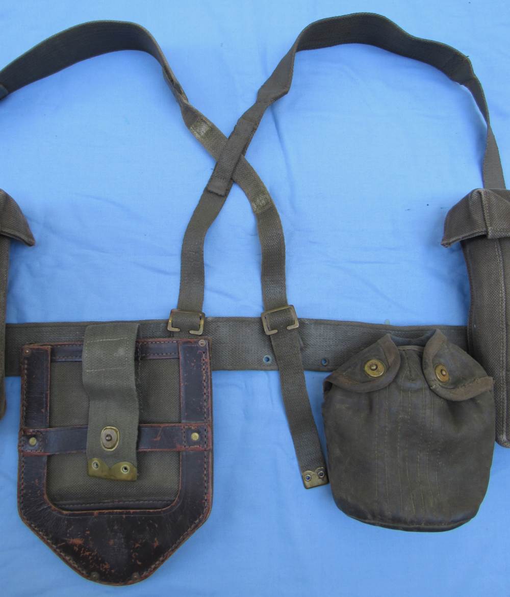 Early Post WW2 Dutch M.52 Web Gear Set-img-10