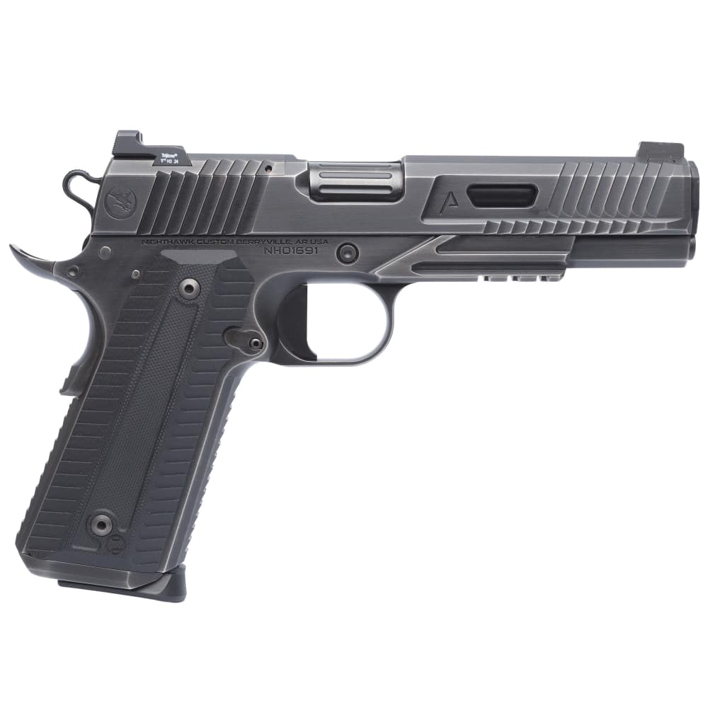 Nighthawk Custom Agent 2 - 5" Bbl (.45 ACP) OR - Smoked Nitride - Pre-Owned-img-1