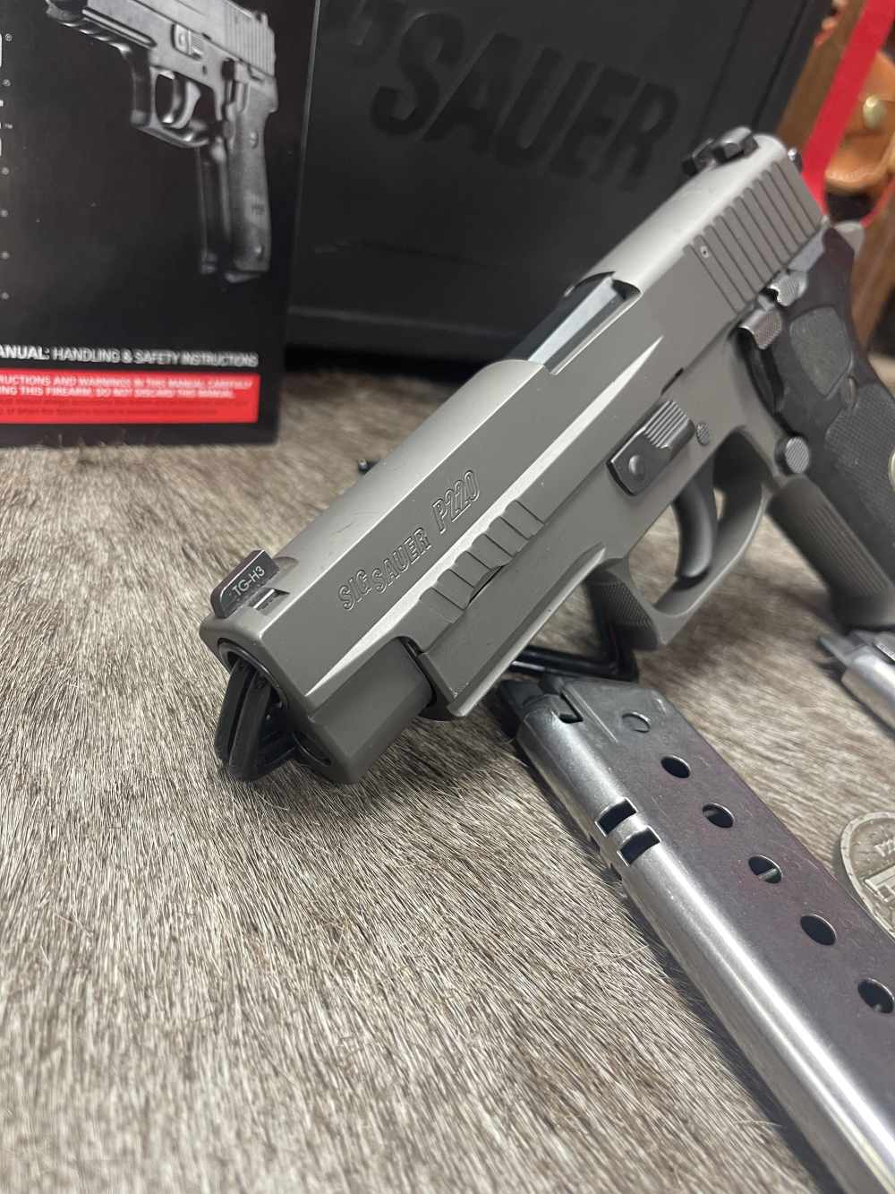 Sig Sauer P220 Legion .45 ACP W/Box, Coin, 2 xtr Mags LNIB-img-9