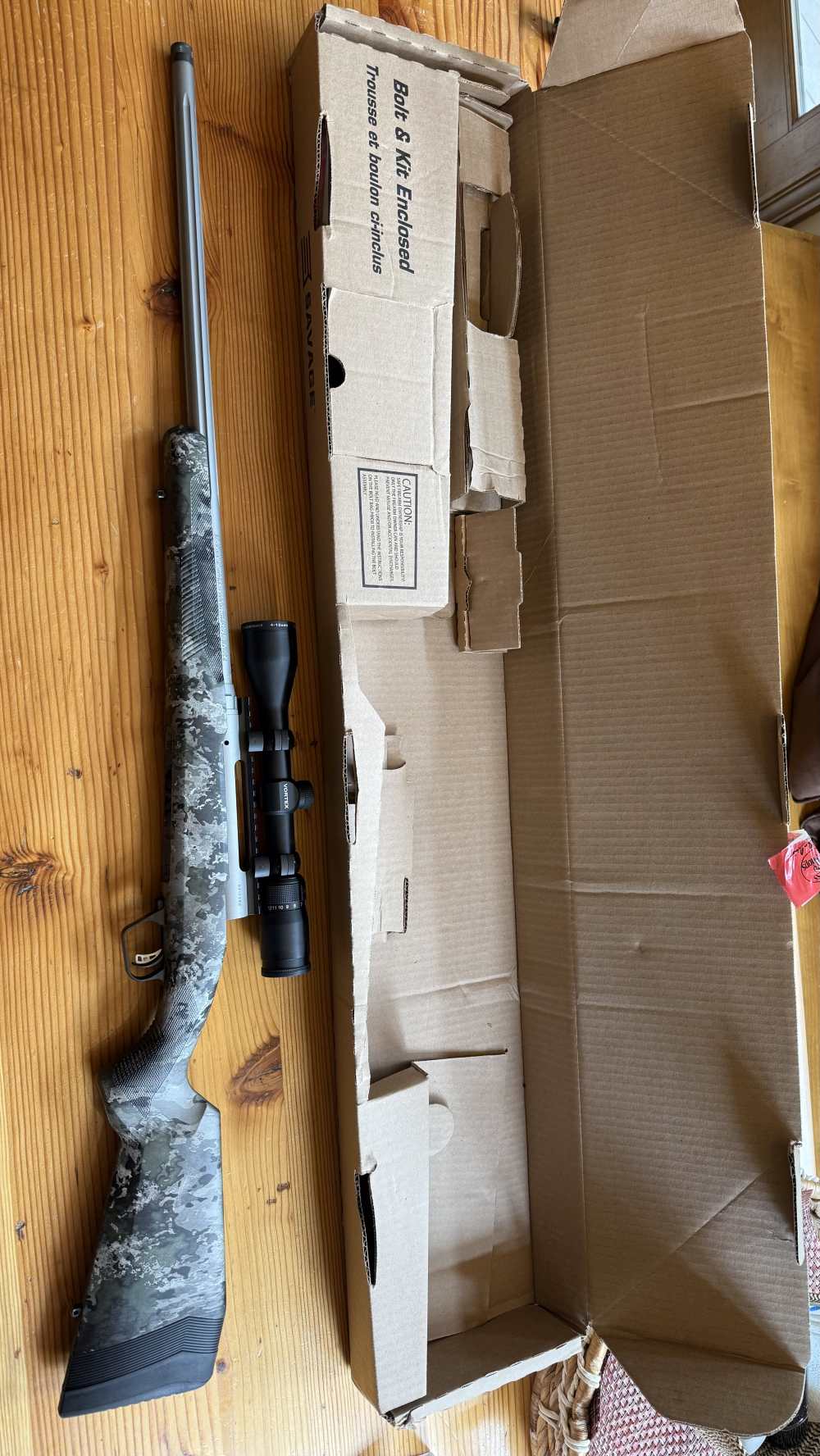 Savage 110 VSX Hunter XP 7mm Rem Mag - UNFIRED - Vortex 4-12x40-img-0