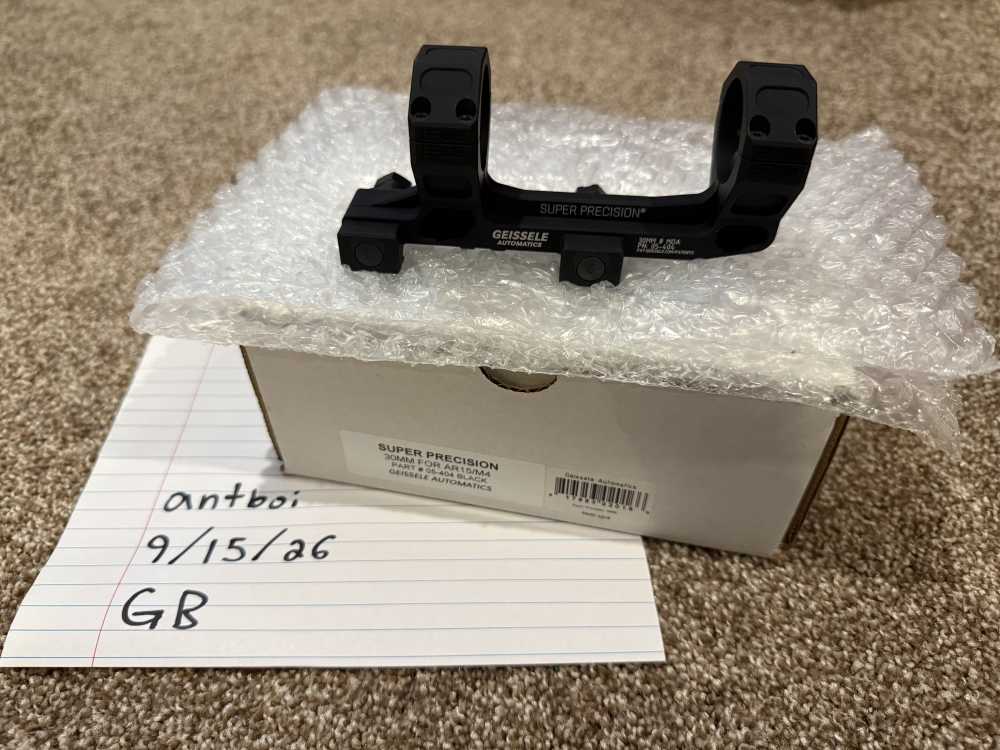 Geissele AR15 Super Precision 30mm Standard Scope Mount 05-404B-img-0