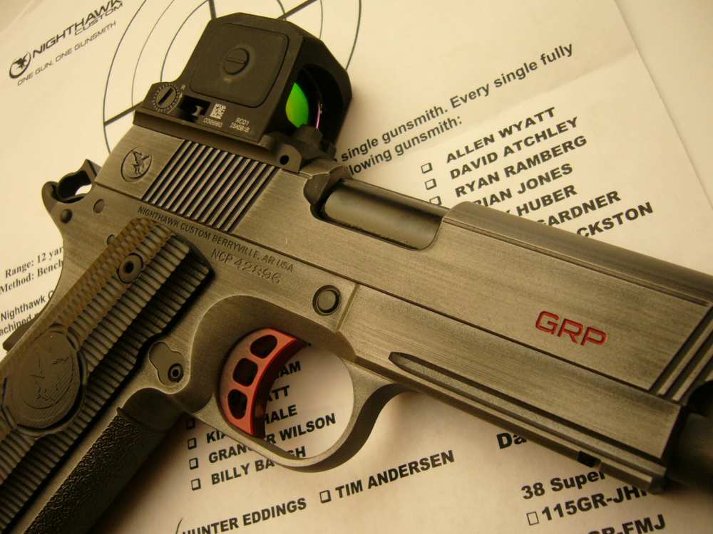 NIGHTHAWK CUSTOM REDDICK 10MM TRIJICON RCR COMBAT RED DOT 1911 GOVT VIP GRP-img-0