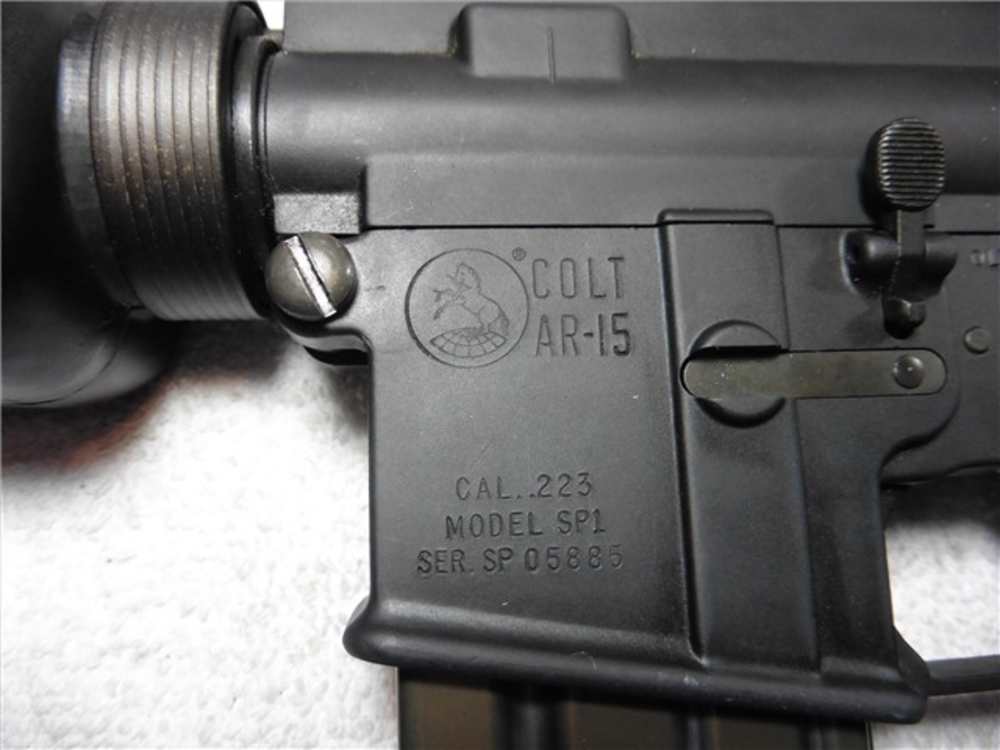 1966 COLT AR-15 SP-1 .223 CAL RIFLE EXCELLENT CONDITION w/3x20 COLT SCOPE-img-13