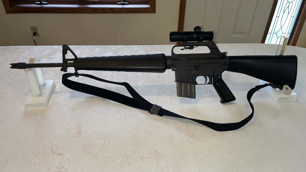 1966 COLT AR-15 SP-1 .223 CAL RIFLE EXCELLENT CONDITION w/3x20 COLT SCOPE-img-4