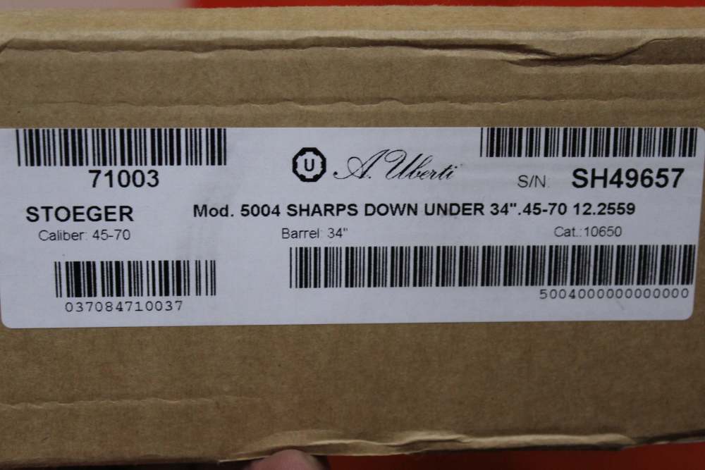 Uberti 1874 Sharps Down Under .45-70 34" NEW! Free Layaway Program!-img-1