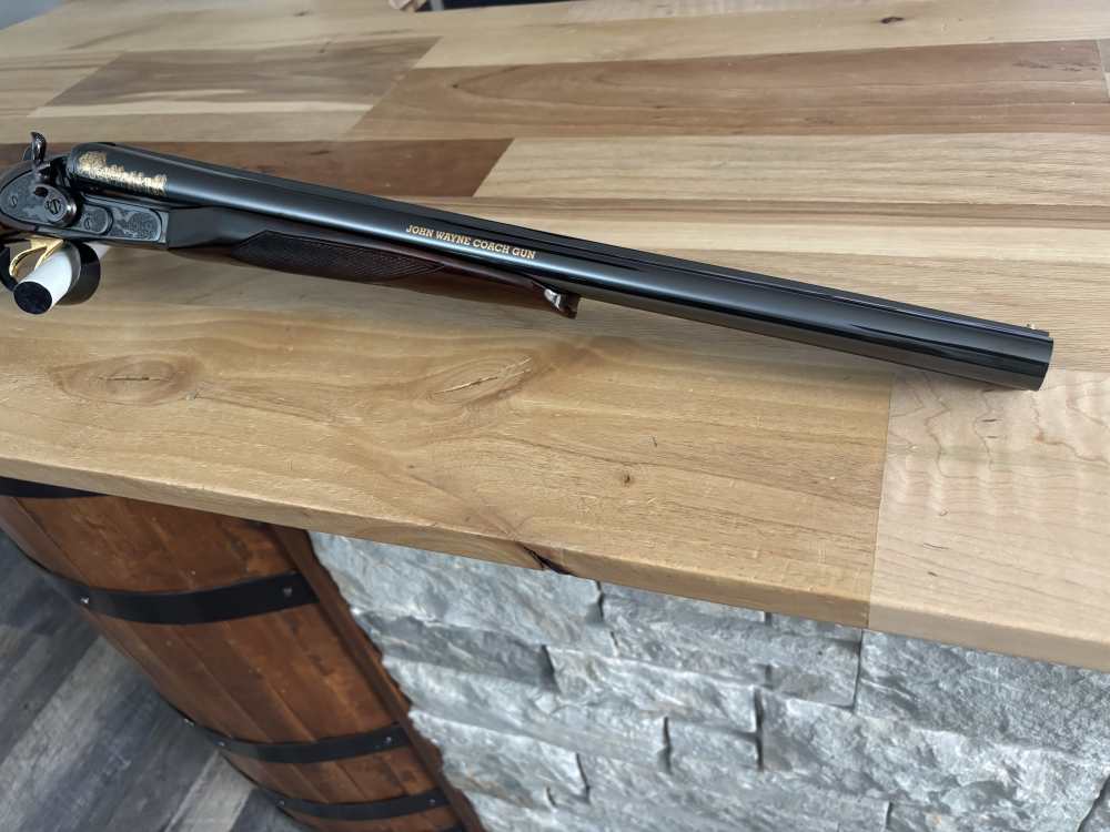 Baikal JOHN WAYNE sxs 12 gauge double barrel COACH GUN engraved COLLECTOR -img-4
