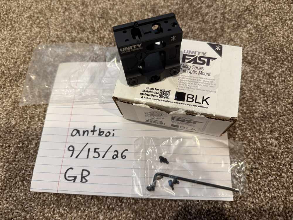 Unity Tactical FAST - Aimpoint Micro Mount - Black FST-MICB-img-4