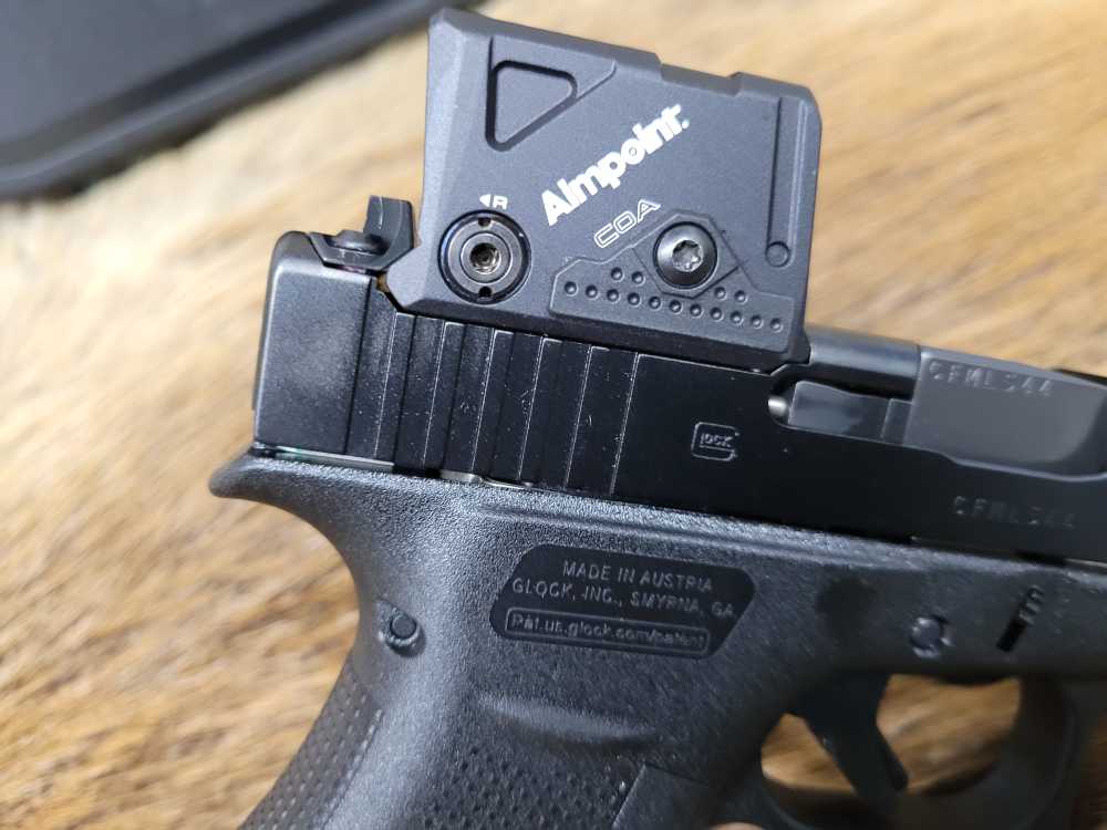 New Glock 43X MOS Aimpoint COA 9mm -img-8
