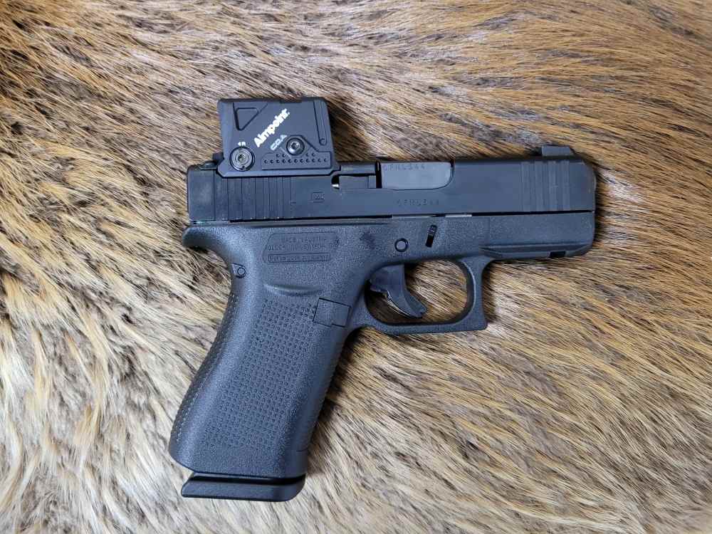 New Glock 43X MOS Aimpoint COA 9mm -img-2