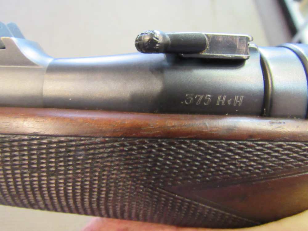 JOHN RIGBY & CO. BEST RIGBY SPORTING RIFLE .350 BORE CONVERTED TO .375 H&H -img-47