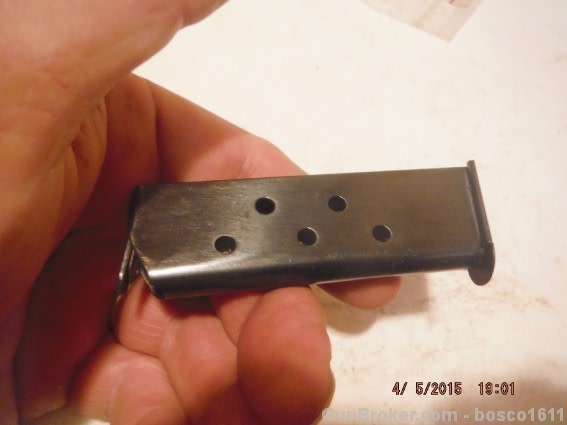 SINGER Magazine .25 ACP, 6 RD BLUE STEEL 25 Mag-img-0