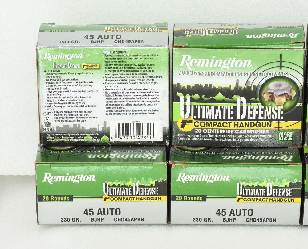 Remington Ultimate Defense 45 ACP 230grn 120RDS CHD45APBN FREE SHIPPING -img-3