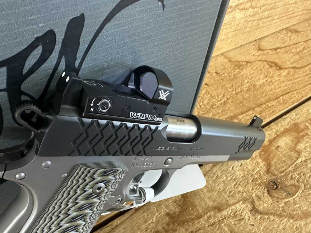 KIMBER 3000353 AEGIS ELITE CUSTOM 9MM 8+1 5" VENOM RED DOT 669278303536-img-4