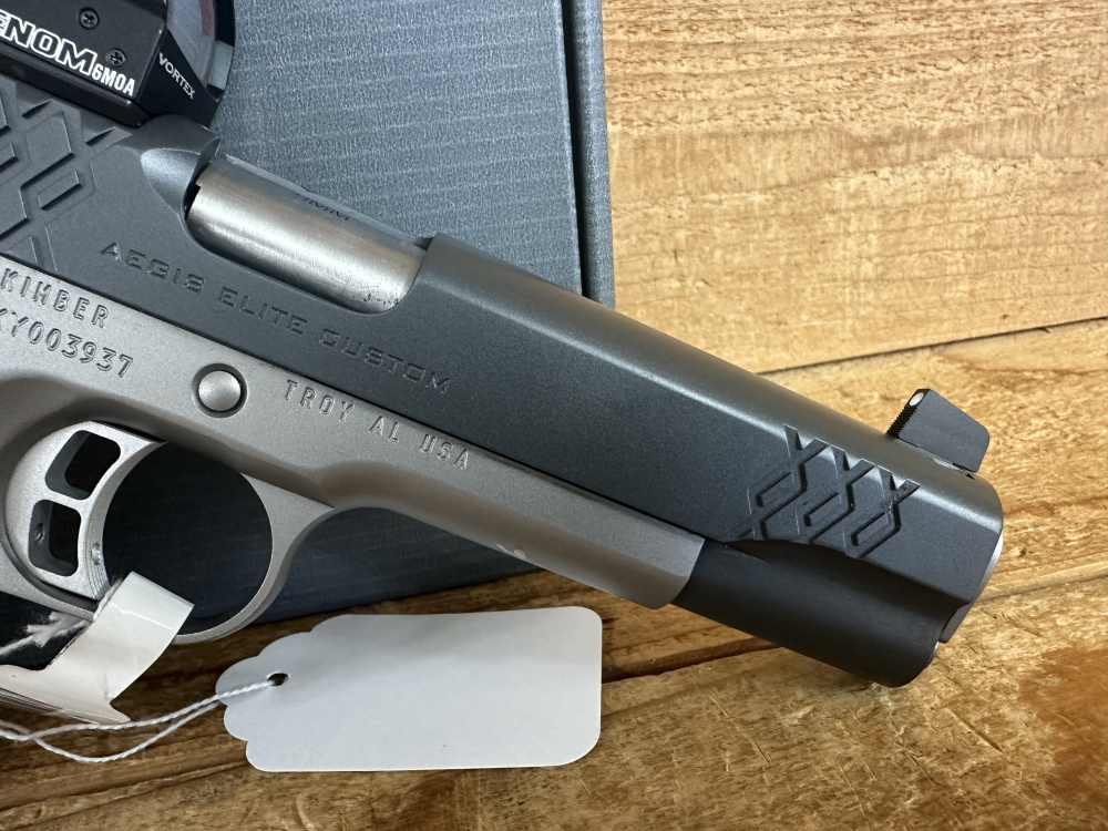 KIMBER 3000353 AEGIS ELITE CUSTOM 9MM 8+1 5" VENOM RED DOT 669278303536-img-3