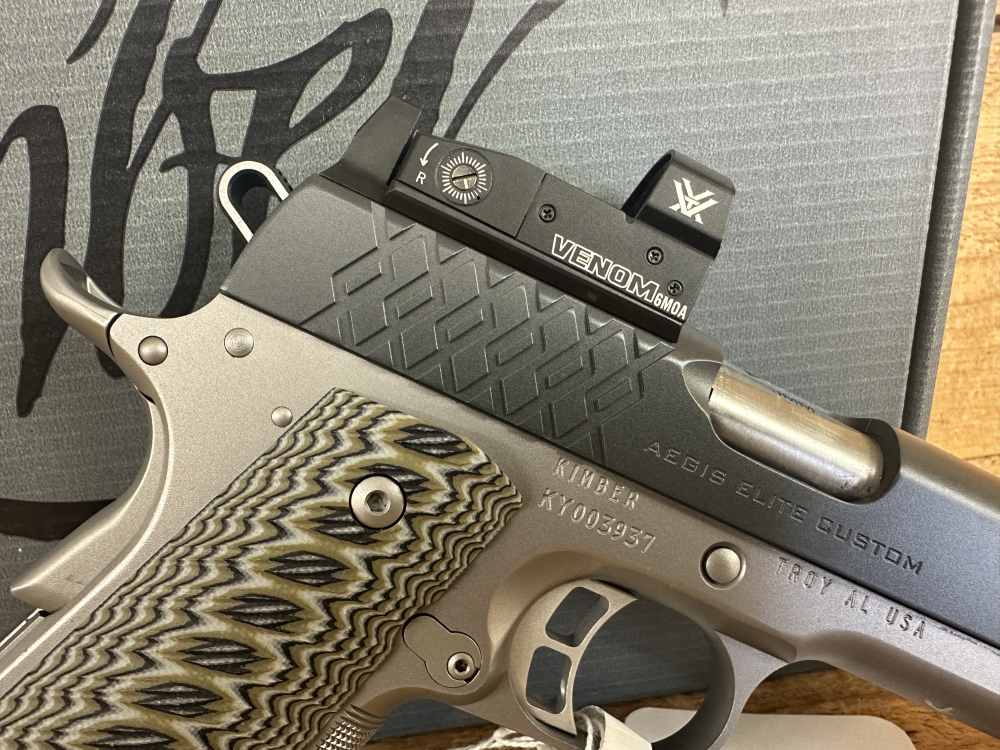 KIMBER 3000353 AEGIS ELITE CUSTOM 9MM 8+1 5" VENOM RED DOT 669278303536-img-2