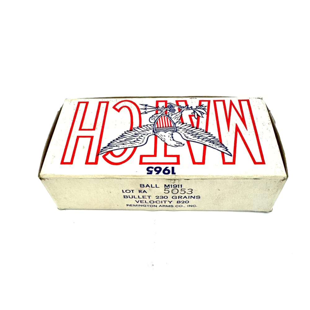 Vintage 1965 Lake City Remington Ammunition 45 ACP Match - 50 Rounds-img-1