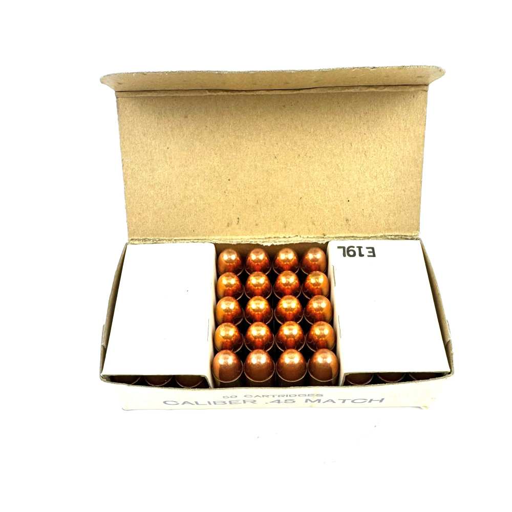 Vintage 1965 Lake City Remington Ammunition 45 ACP Match - 50 Rounds-img-3