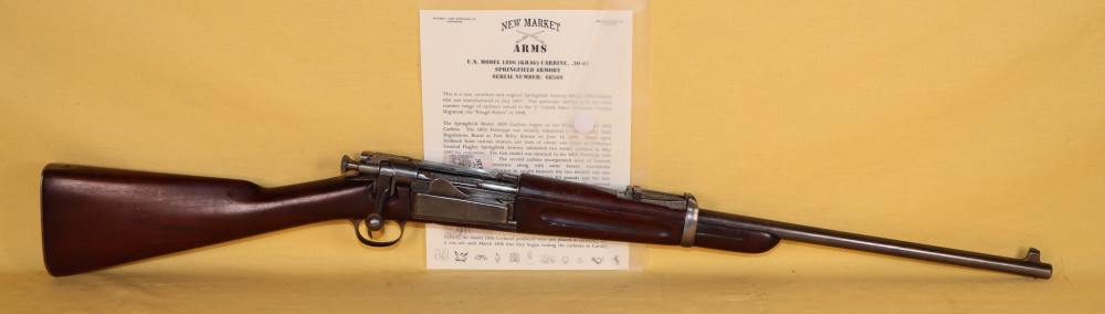 Rare Springfield Model 1896 Krag Cavalry Carbine, Rough Rider Ser # Range-img-102