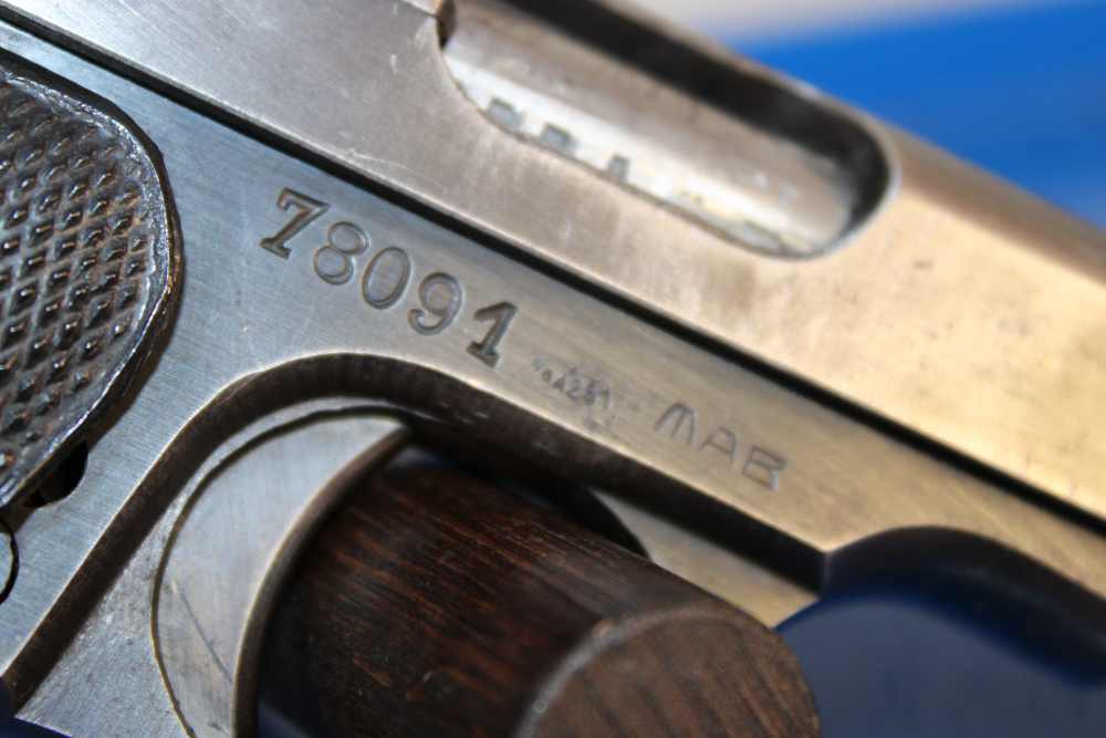 French MAB Model D - 32 ACP - German (WaA251) - WWII - 1943-img-48