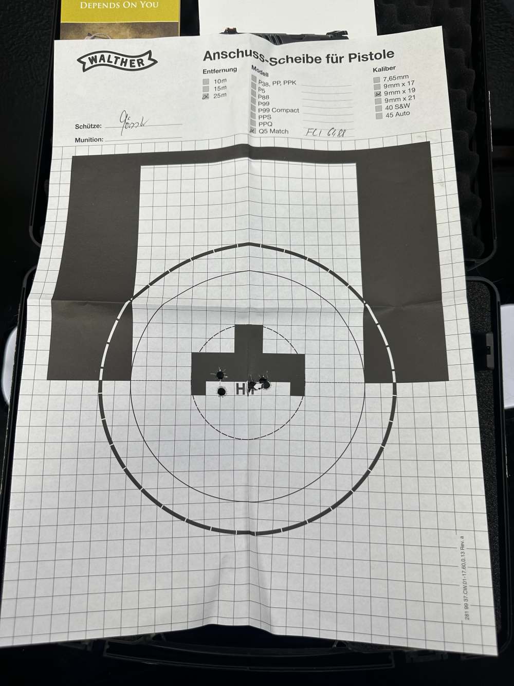 Walther Q5 Match – Polymer Frame Model (5” Match Barrel, With Case & Access-img-11