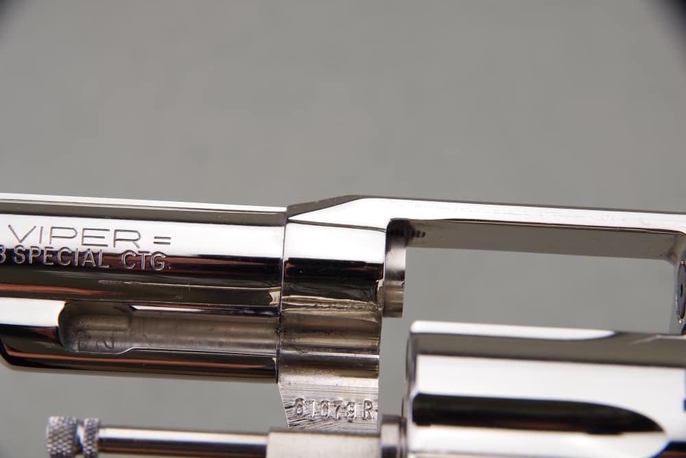 Exceptional & Extremely Rare 1978 Colt Viper 38 Special 4'' Nickel NIB-img-26