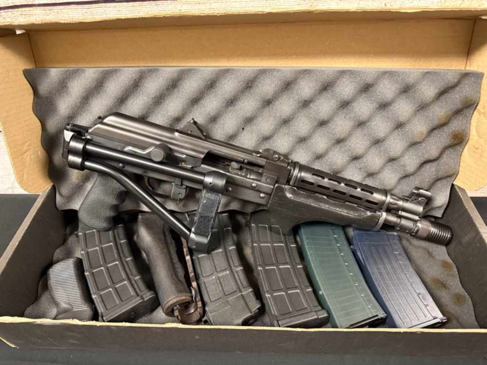Zastava ZPAP85 5.56mm AK Pistol – Like New w/ Side-Folding Brace-5 Mags-img-17