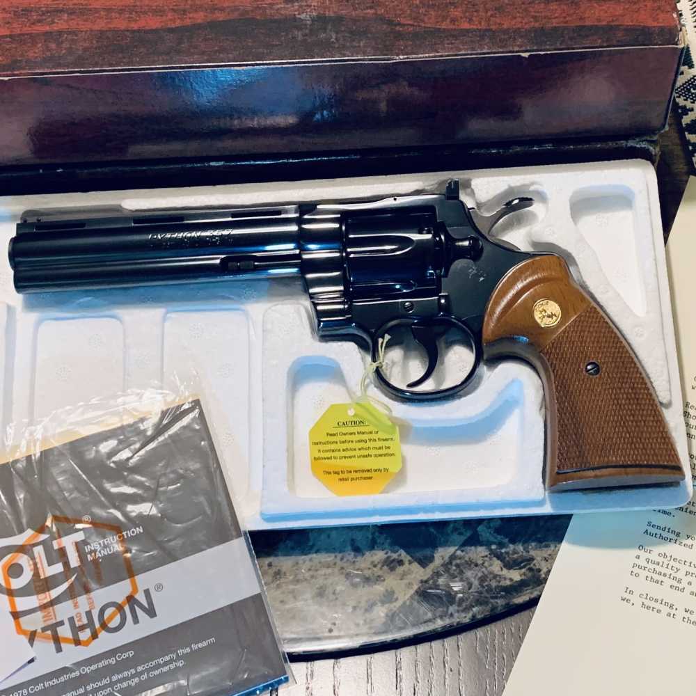 Colt Python, 1979 6”, NIB.100% Collector Grade.-img-12
