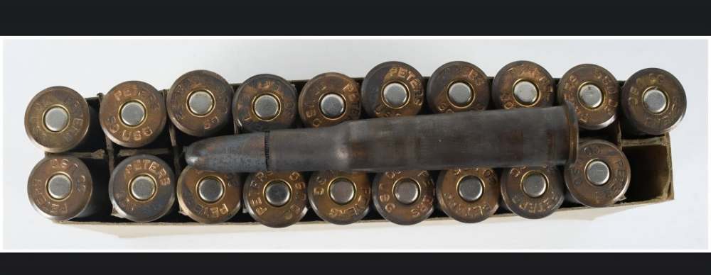 Vintage .30-40 Krag Ammunition Lot – 95 Rounds – 5 Boxes, 4 Makers-img-8