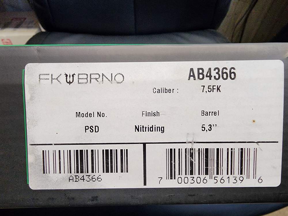 FK BRNO PSD PISTOL 7.5FK 5.3 THREADED OPTICS READY SUPPRESSOR SILENCER 16+1-img-1