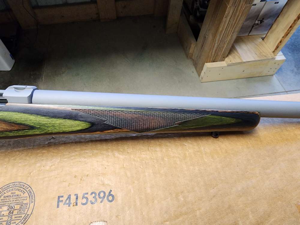NEW! RUGER M77/17 .17 HORNET 18.50" THREADED STAINLESS SS M77 GREEN 77 NIB-img-6
