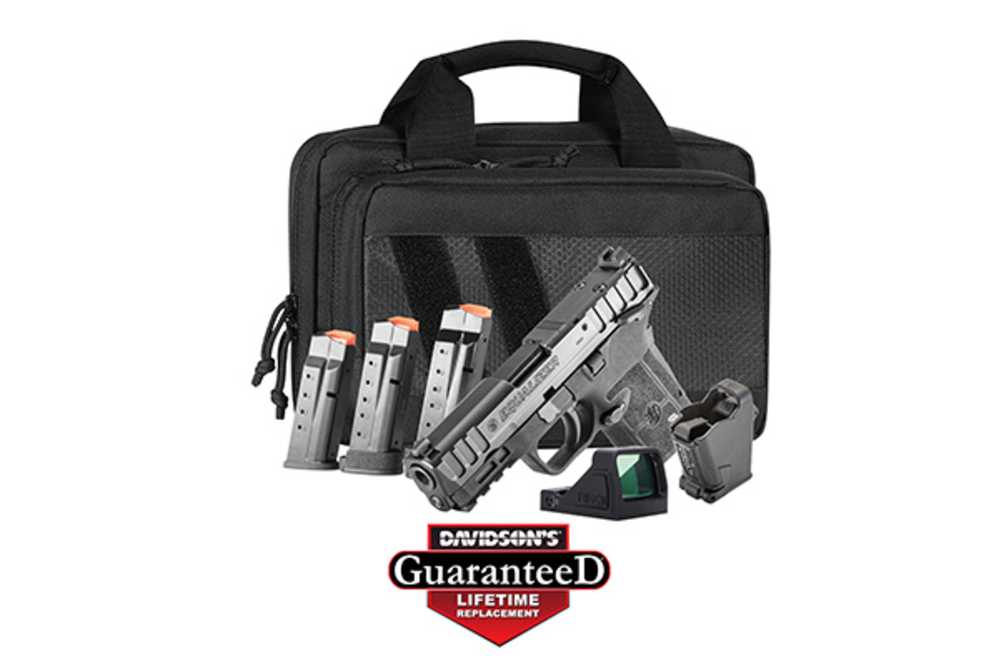 S&W EQUALIZER 14718 9mm 15+1 Green Dot TS BLACK PISTOL, NIB, 3-MAGS-img-0