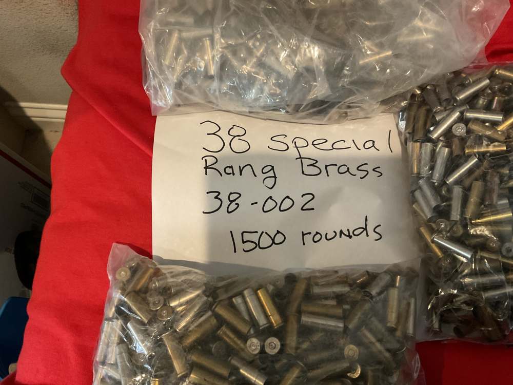38 special brass , 1500 rounds-img-0