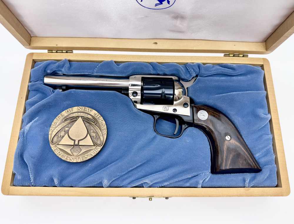 Colt SA Frontier Scout NJ Tercentenary Commemorative w/ Case & Medallion-img-27