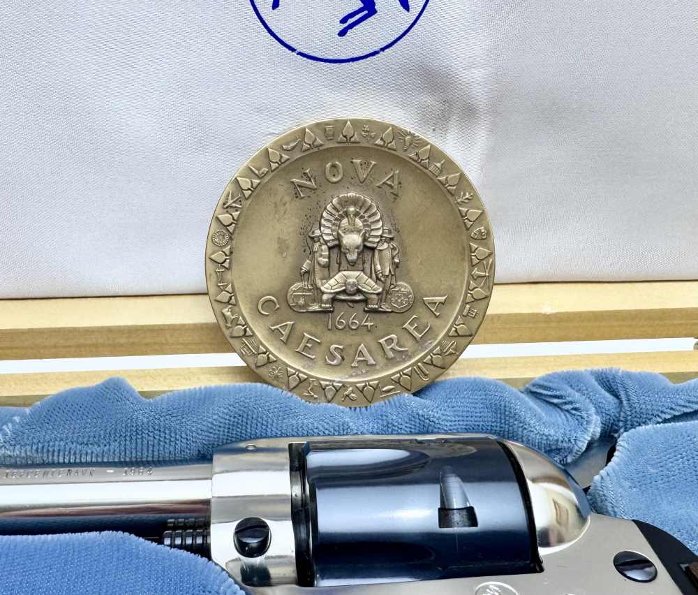 Colt SA Frontier Scout NJ Tercentenary Commemorative w/ Case & Medallion-img-25
