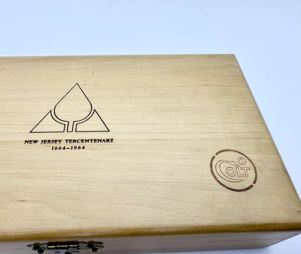 Colt SA Frontier Scout NJ Tercentenary Commemorative w/ Case & Medallion-img-29