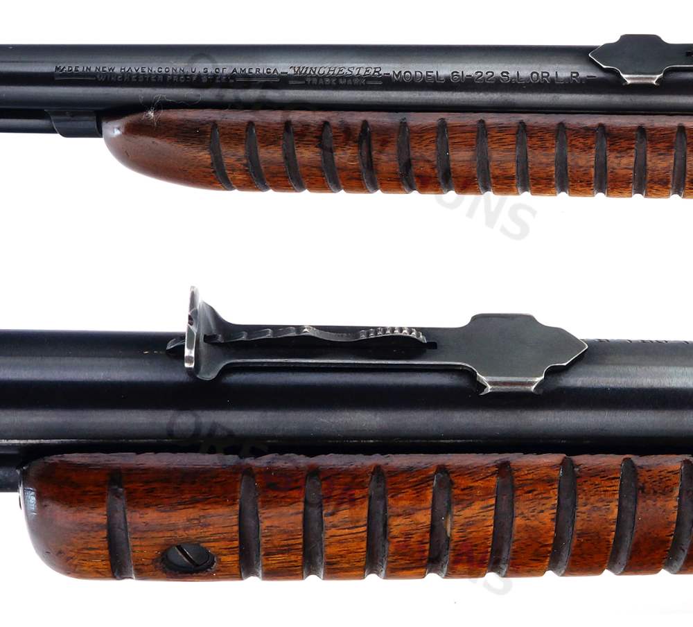 WINCHESTER MODEL 61 SLIDE ACTION .22 LR TAKE-DOWN RIFLE MFG 1948 C&R OK-img-3