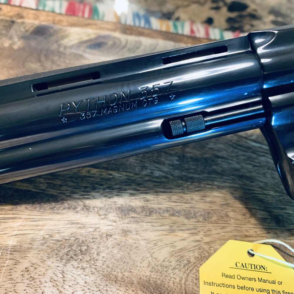 1979 Colt Python. 6” Royal Blue. NIB,Collector Grade, Perfect Condition-img-49