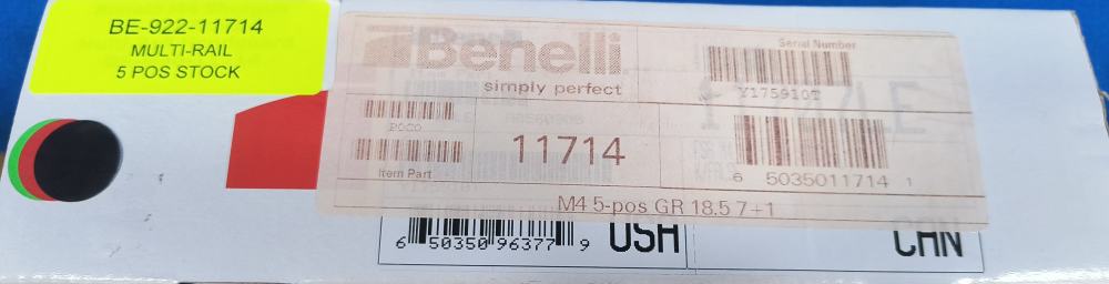 Benelli M4 MultiRail 5 Pos Stock 922r 12ga 11714-img-17