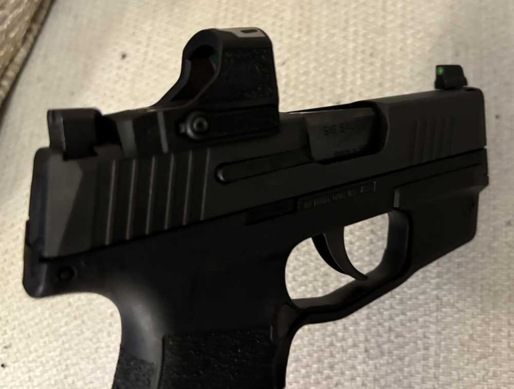 Sig Sauer P365 Nitron Micro 9MM with Sig Romeo RS Red Dot Sight with Laser-img-5