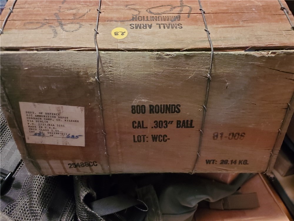 Original Irish Contract Winchester .303 Ball Ammunition-img-1
