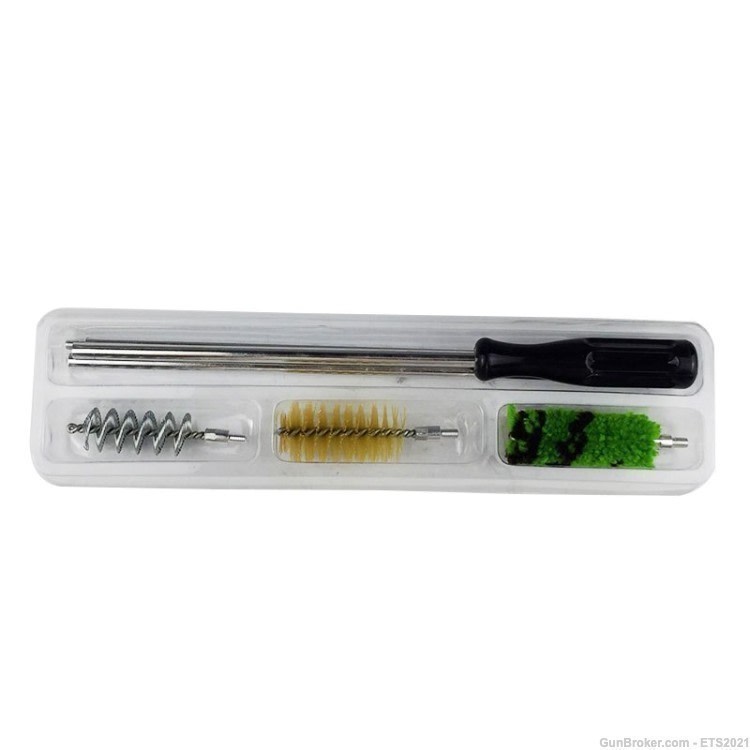 3Pcs/Set Aluminum Rod Brush Cleaning Kit For 12GA Gauge Gun Hunting-img-2