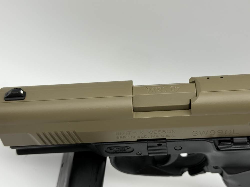 Preowned Smith & Wesson (Walther) SW990l Sw99ol .40 S&W FDE Cerakote -img-8
