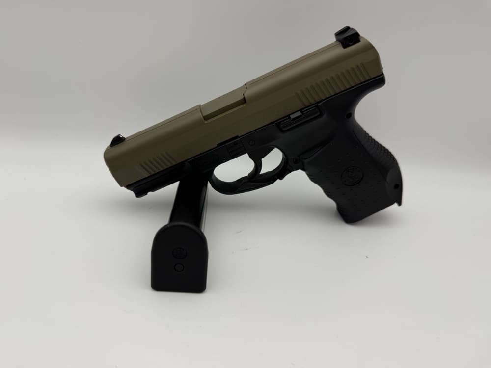 Preowned Smith & Wesson (Walther) SW990l Sw99ol .40 S&W FDE Cerakote -img-0