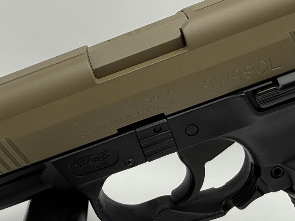 Preowned Smith & Wesson (Walther) SW990l Sw99ol .40 S&W FDE Cerakote -img-4